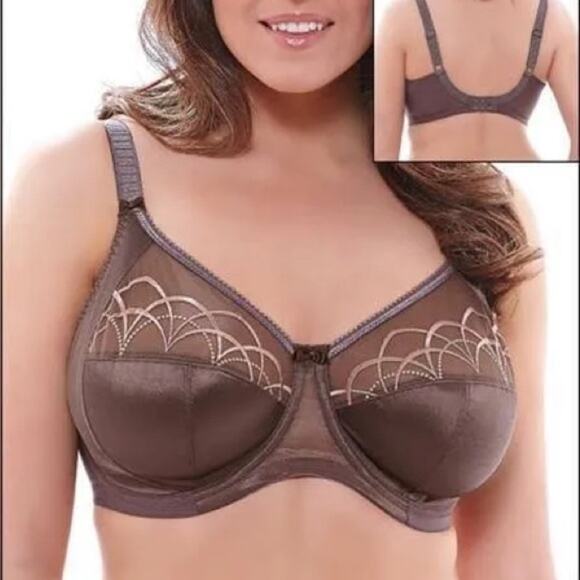 Elomi EL4030PCN Cate Underwire Full Cup Banded Bra in brown 38M - Picture 1 of 9